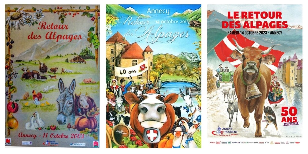 Affiches Descentes des Alpages Annecy