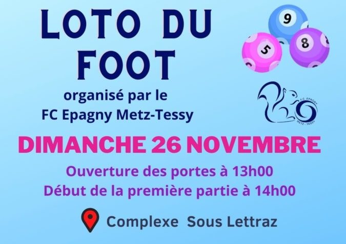 Loto Epagny- Metz-Tessy novembre 2023