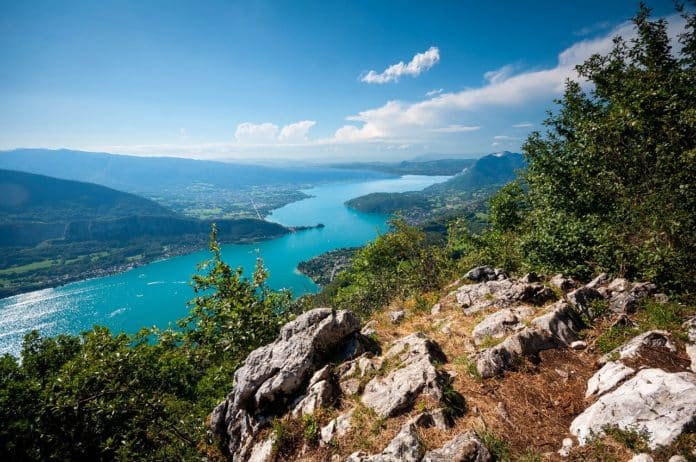 itinéraire lac d'annecy