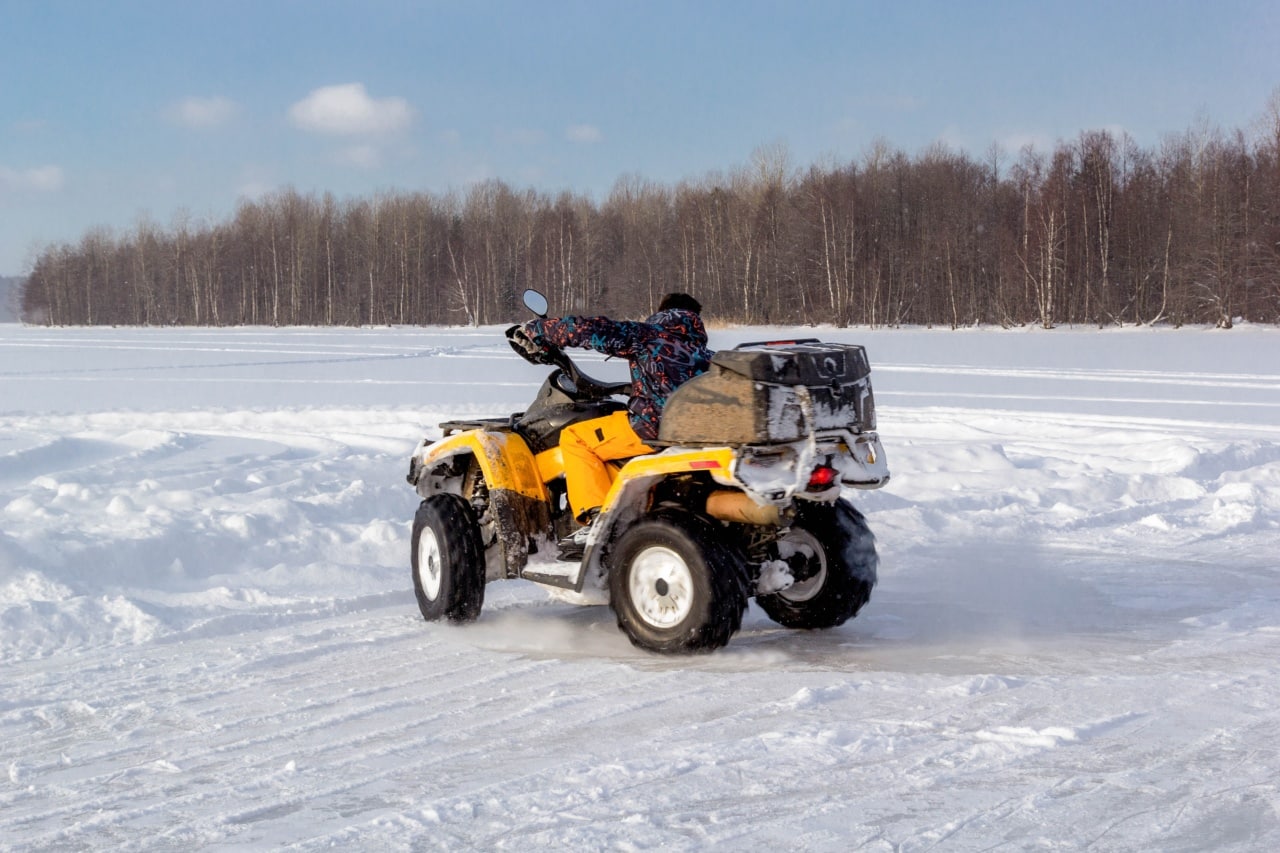 Quad sur glace Haute-Savoie