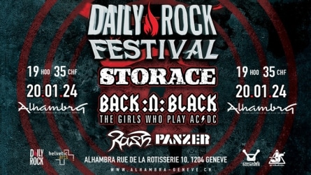 Daily Rock Festival Genève janvier 2024