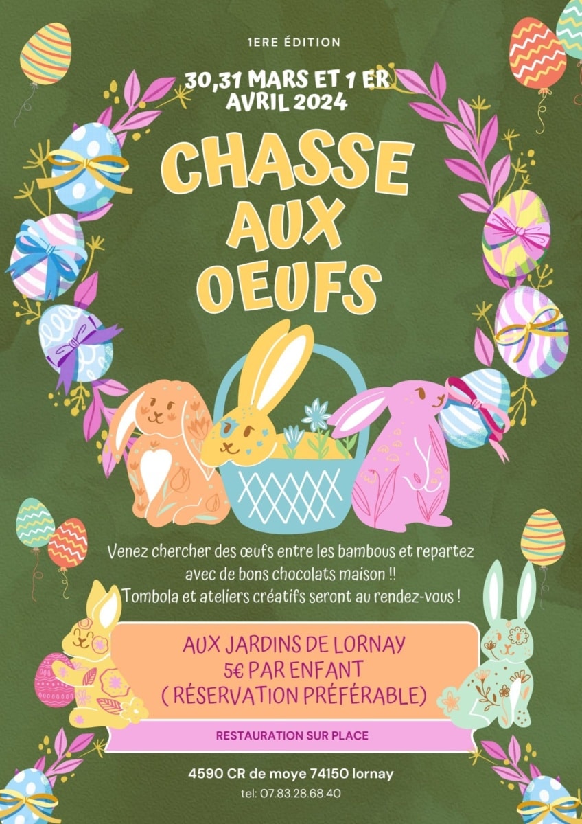 Chasse aux œufs Lornay