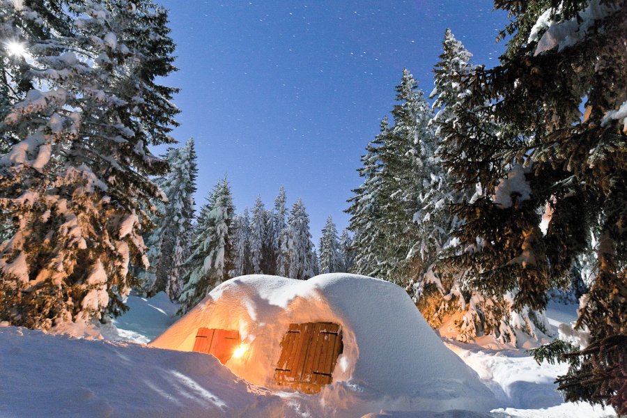 Nuit insolite igloo Semnoz