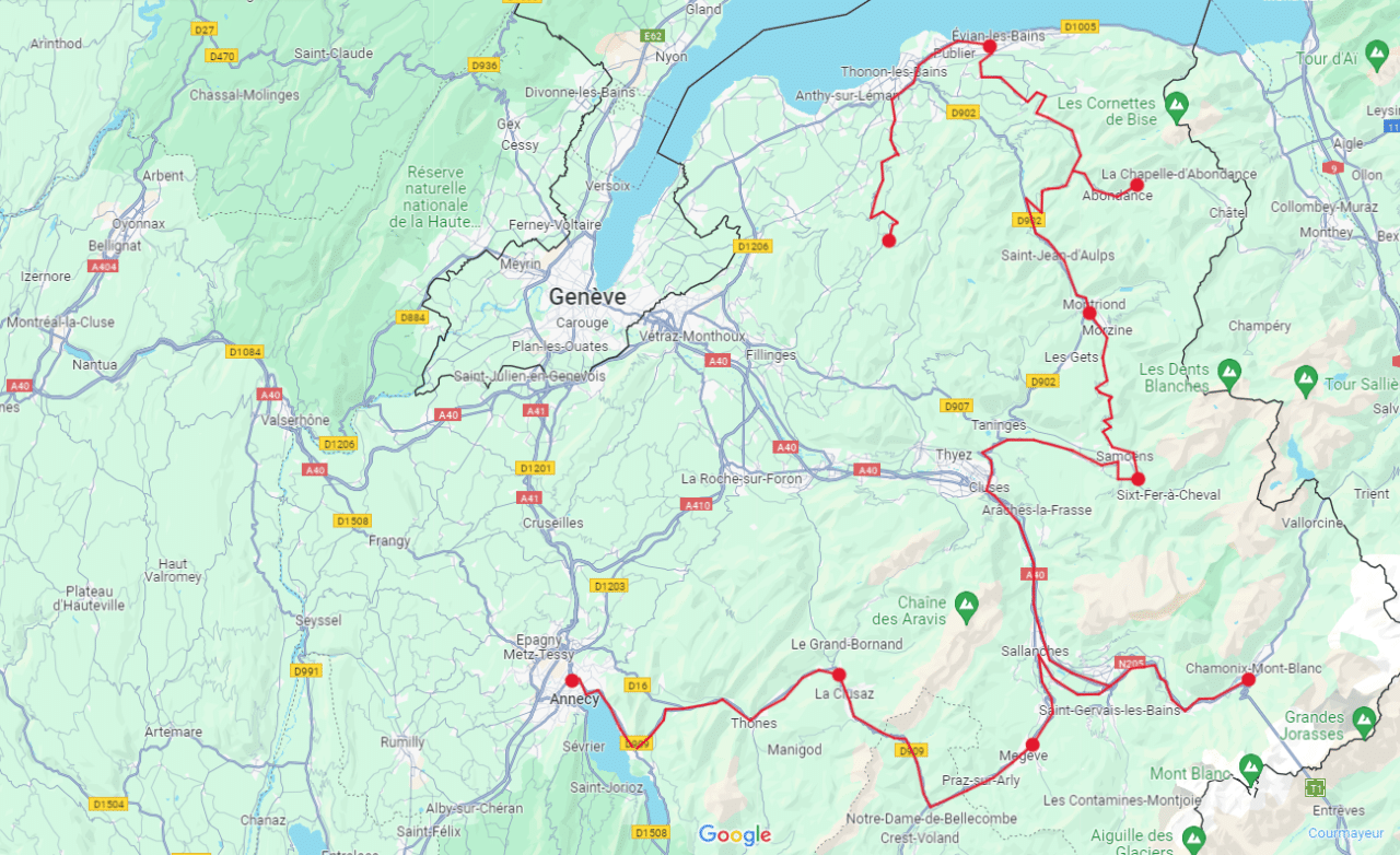 Road Trip idéal pour visiter toute la Haute-Savoie en Camping-car