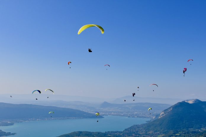 Parapente lac d'Annecy