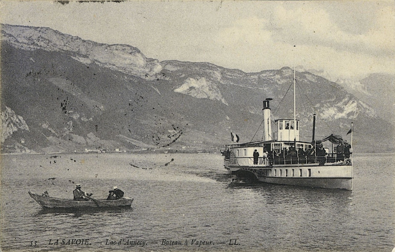 Histoire bateaux lac d'Annecy