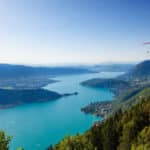Vue sur le lac d’Annecy