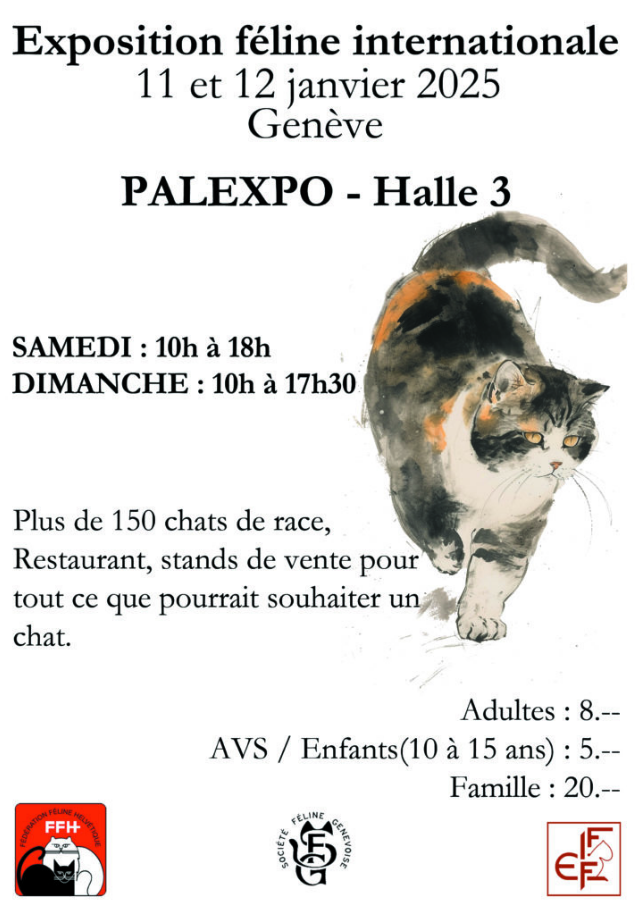 Exposition féline Genève 2025