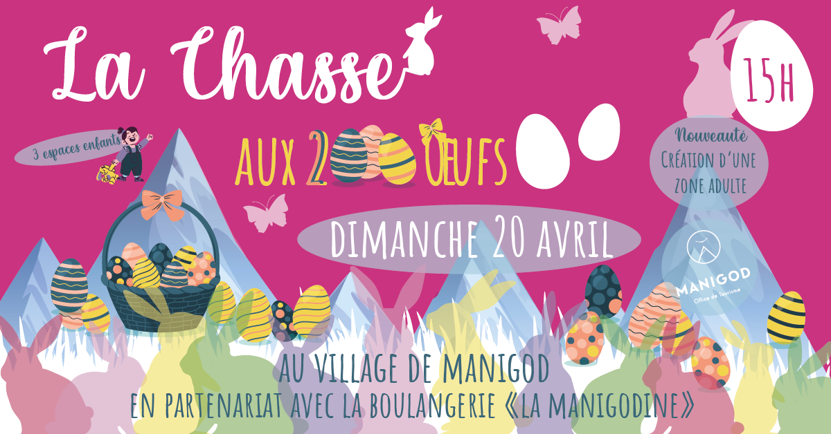 Chasse aux œufs 2025 Manigod