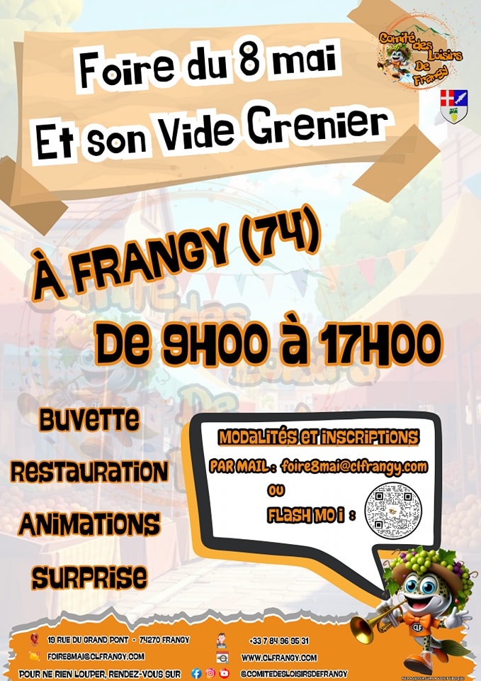 Foire du 8 mai Frangy 2025