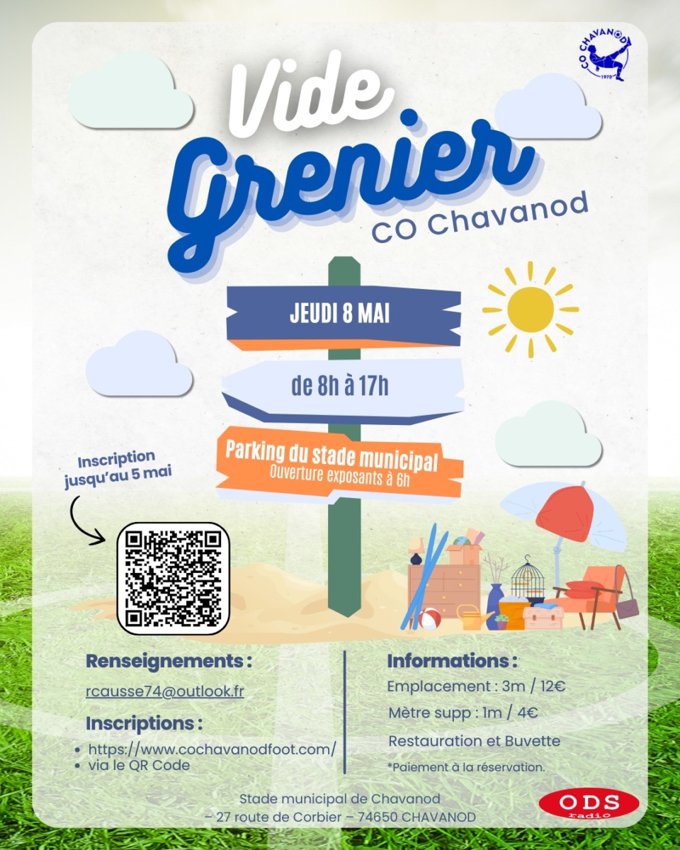 Vide-greniers CO Chavanod 2025