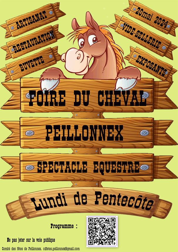 Foire du cheval Peillonnex