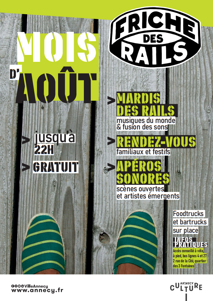 Friche des rails Annecy 2025