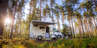 Applications road trip camping car