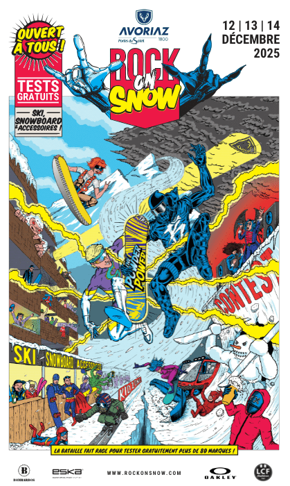 Rock on snow Avoriaz 2025