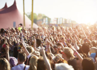 Un événement avec beaucoup de monde