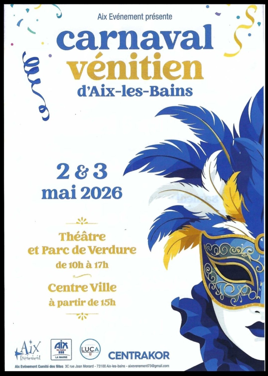 Carnaval Venitien Aix-les-Bains 2026