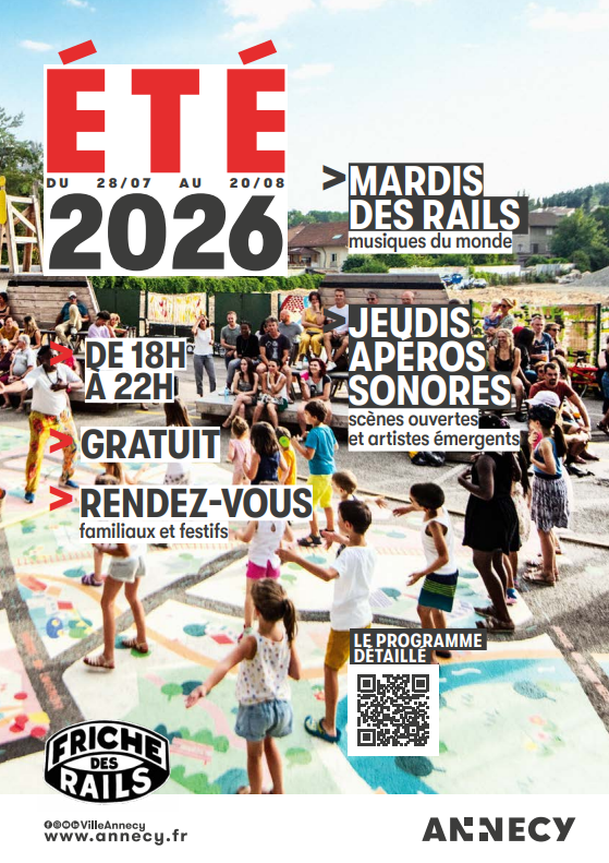 Friche des rails Annecy 2026
